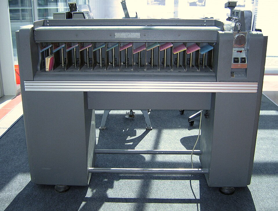 Sorter kart dziurkowanych